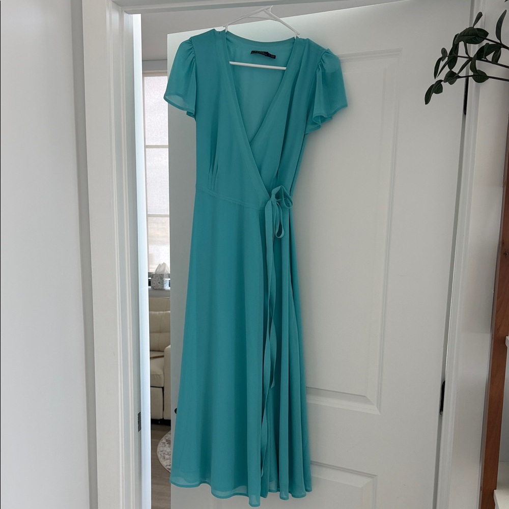 Polo Ralph Lauren Aqua Maxi Dress